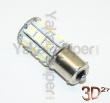 Ampoule 81 LED S25 R5W 1156 BA15S P21W - Blanche