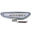 Clignotants repetiteurs LED d'aile BMW X3 E83 04-10 - Chrome