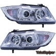Phares avant BMW Serie 3 E90 E91 Angel Eyes  05-08 - Chrome