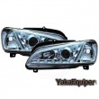 Phares avant Peugeot 106 Devil Eyes LED 96-03 - Chrome