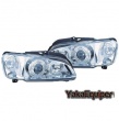 Phares avant Peugeot 106 Angel Eyes 96-03 - Chrome