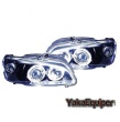 Phares avant Peugeot 106 Angel Eyes 96-03 - Noir