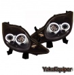 Phares avant Peugeot 107 Angel Eyes CCFL 05+ - Noir