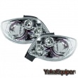 Feux arriere Peugeot 206 CC - Chrome