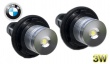 Pack Ampoule LED 3Watts anneaux angel eyes BMW E39 à E87, X3- Blanc xenon