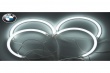 Pack 4 Anneaux Angel eyes CCFL BMW E46 Sans Xenon Blanc