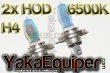 Pack Ampoule H4 HOD Effet Xenon - Cristal White 6500K