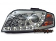 Phares avant Audi A3 8P Devil Eyes LED - Chrome