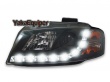 Phares avant Audi A3 8P Devil Eyes LED - Noir