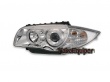 Phares avant BMW Serie 1 E81 E87 Angel Eyes 04 et + - Chrome