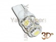 Ampoule T10 LED 3D<sup>5</sup> - Culot W5W - Blanc Pur