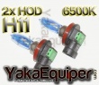 Pack Ampoule H11 HOD Effet Xenon - Cristal White 6500K