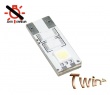 Ampoule T10 LED Twin<sup>2</sup> - Anti Erreur OBD - Culot W5W - Blanc Pur
