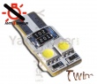 Ampoule T10 LED Twin<sup>4</sup> - Anti Erreur OBD - Culot W5W - Blanc Pur