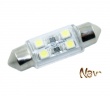 Navette 37mm LED Nav<sup>4</sup> SMD - Culot C5W - Blanc Pur