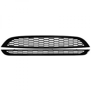 R50-52-53 01-06 mini grille grills - zwart