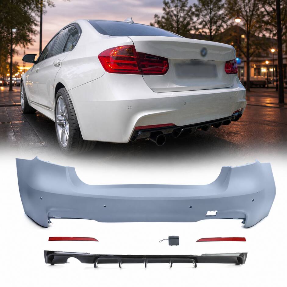 Pare choc arriere BMW Serie 3 F30 11-18 -M-P - PDC