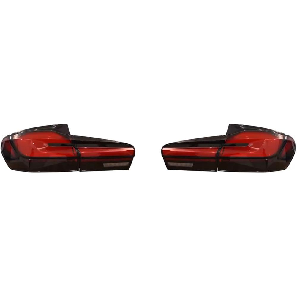 2 Feux arrière LED dynamiques BMW Série 5 F11 Touring 10-17 - Rouge / Noir