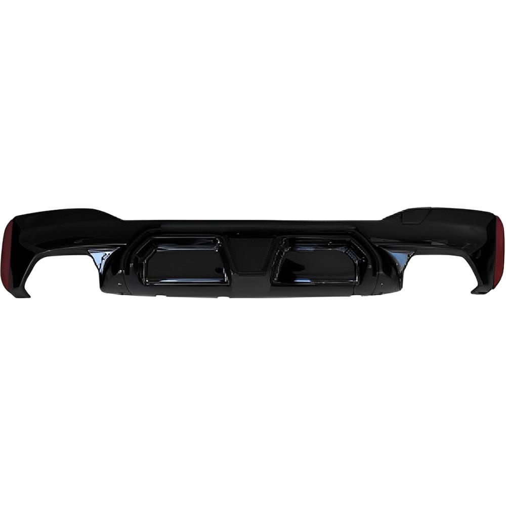Diffuseur arrière inférieur look CS noir brillant pour BMW Série 5 G30 / G31 M-Tech 18-22