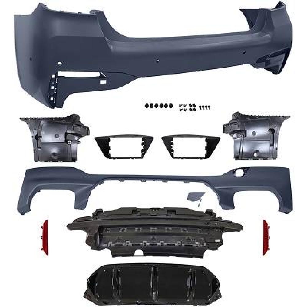Pare choc arrière look M5 avec PDC pour BMW Série 5 G30 Berline 20-23