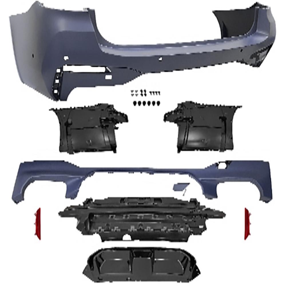 Pare choc arrière look CS avec PDC pour BMW Série 5 G31 Touring 20-23
