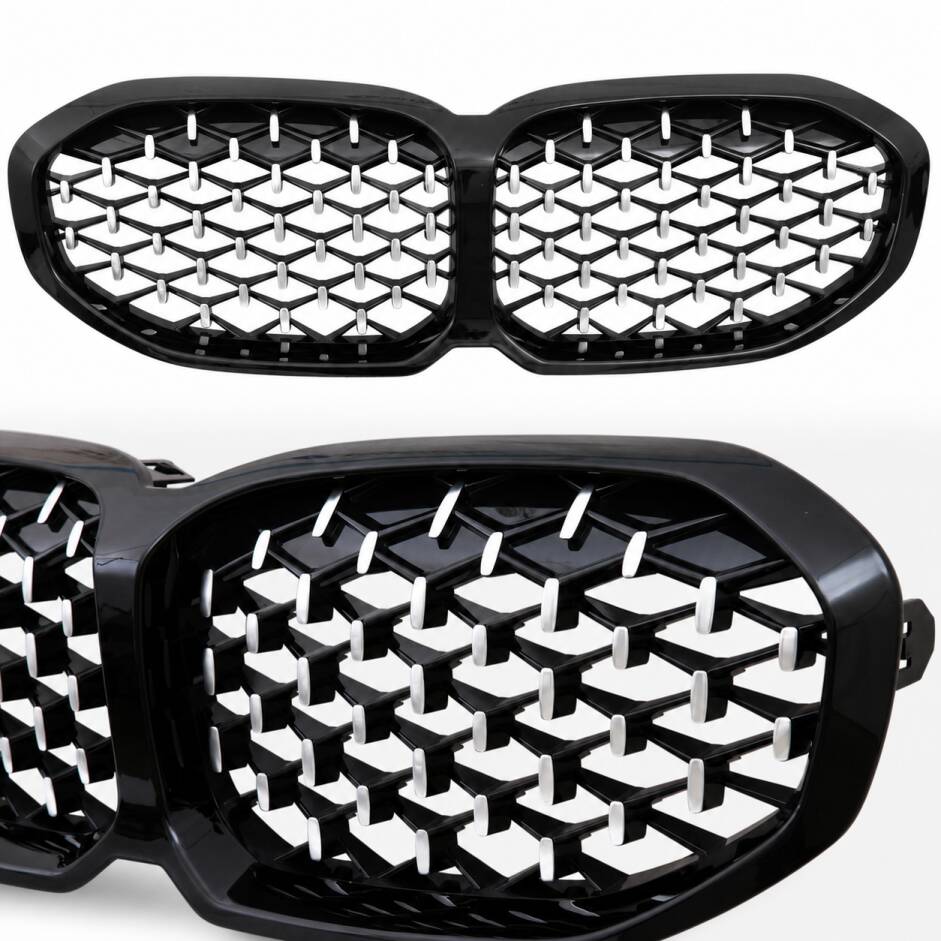 Calandre avant look Diamant noir brillant pour BMW Série 1 F40 20-24