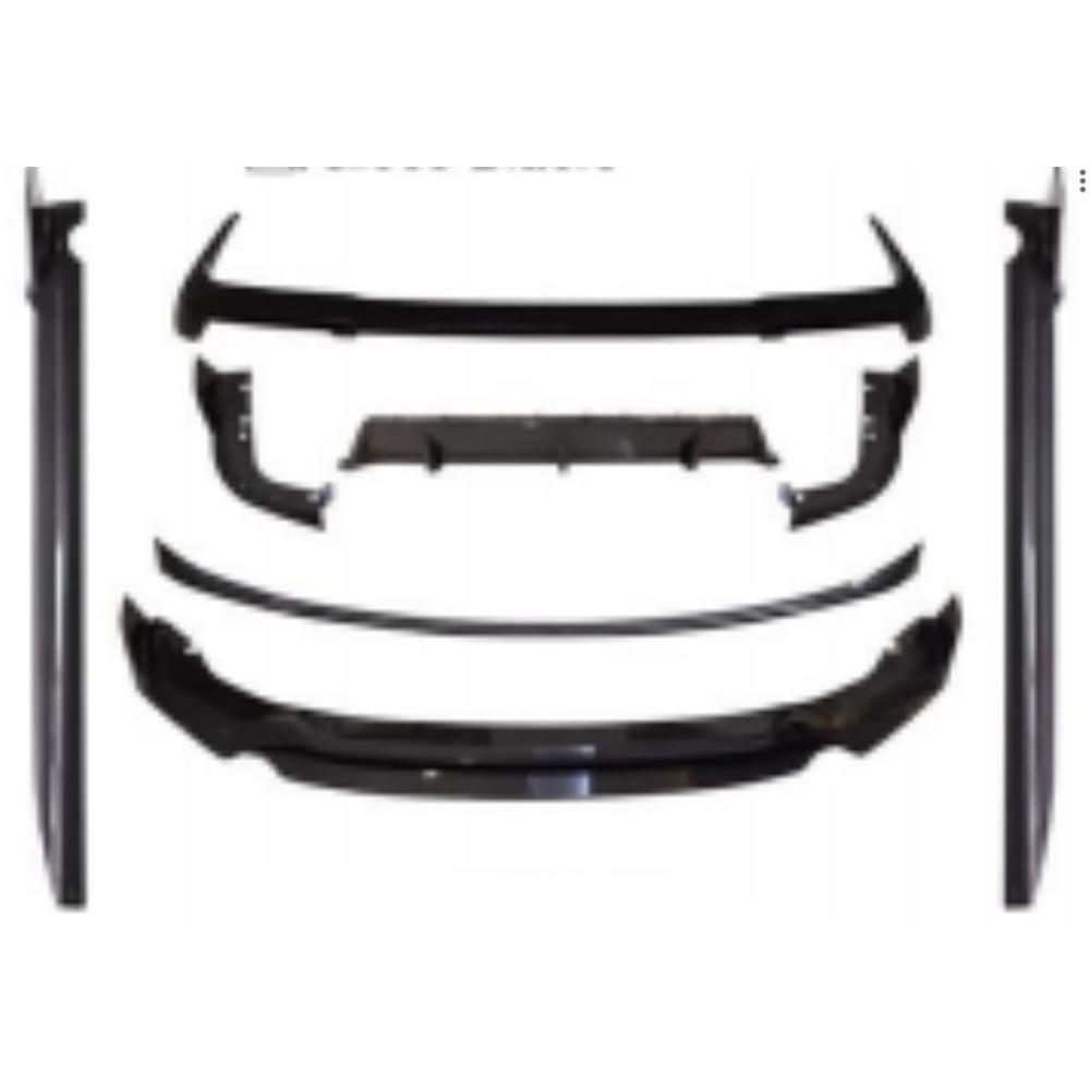 Kit aérodynamique look Black Knight finition look carbone pour BMW X5 G05 M-Tech 18-22