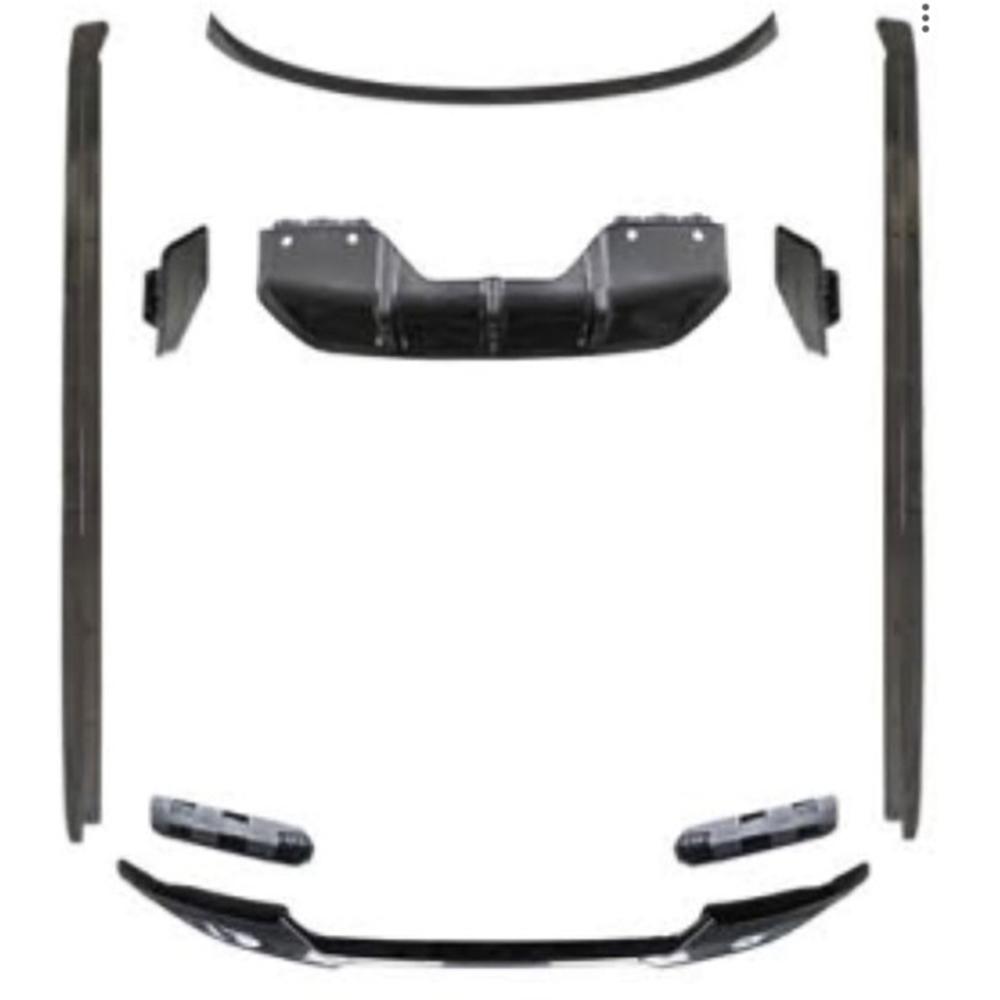 Kit de spoilers look M-Performance look carbone pour BMW X6 F16 / F86 14-19