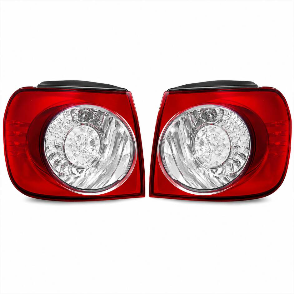 2 Feux arrière VW Golf Plus 05-09 - LED - Rouge / Clair