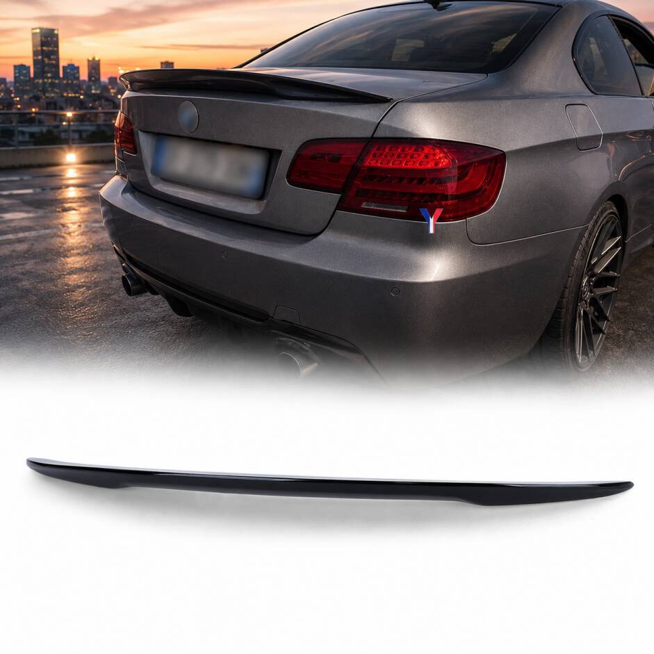 Becquet spoiler de coffre - BMW Serie 3 E92 06-14 -look Mperf brillant