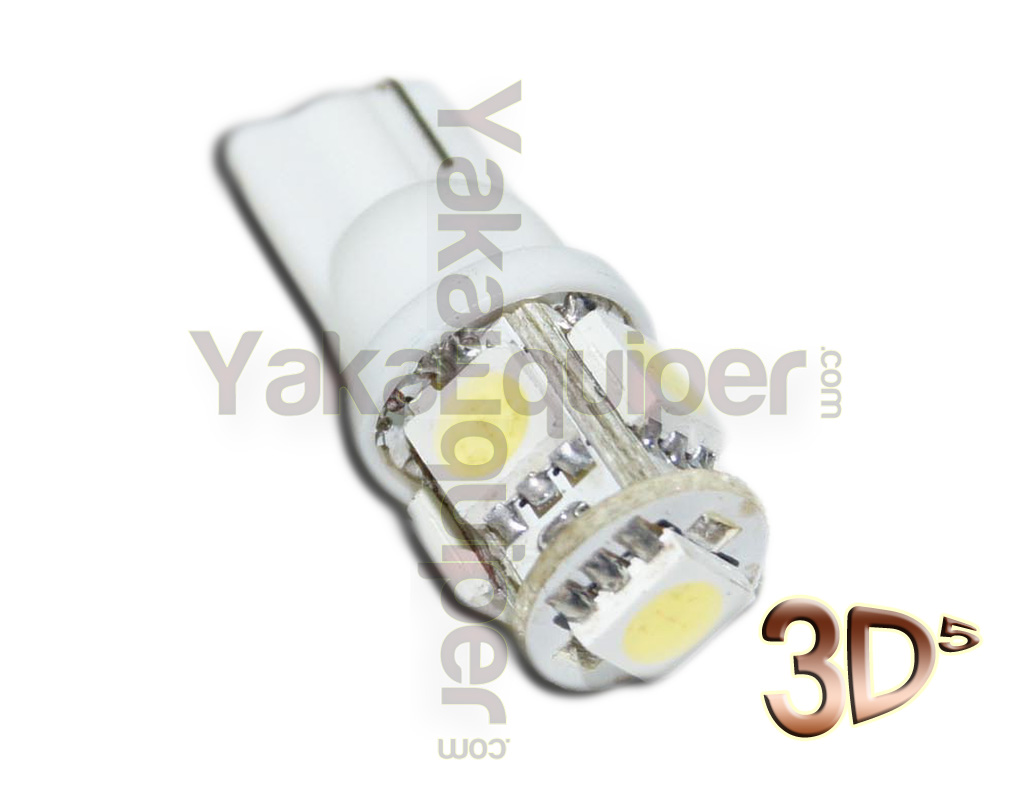 H6W H10W LED-Lampe 3D8 5730 – Anti-OBD-Fehler – BA9XS-Sockel