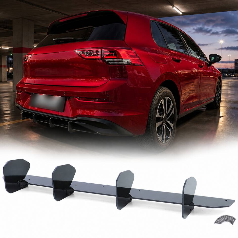 Extension splitter de diffuseur VW GOLF 8 19-23
