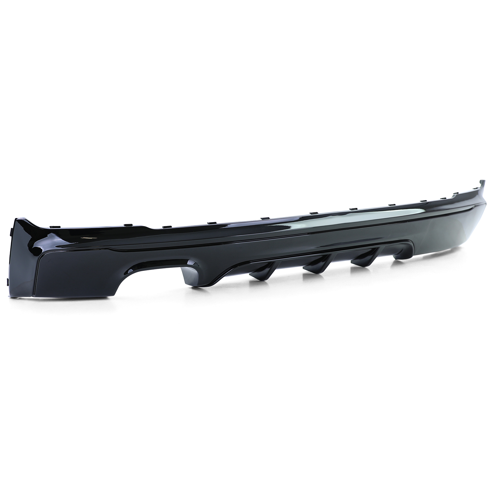 BMW 2 series F22 F23 rear diffuser double left exit - shiny mperf