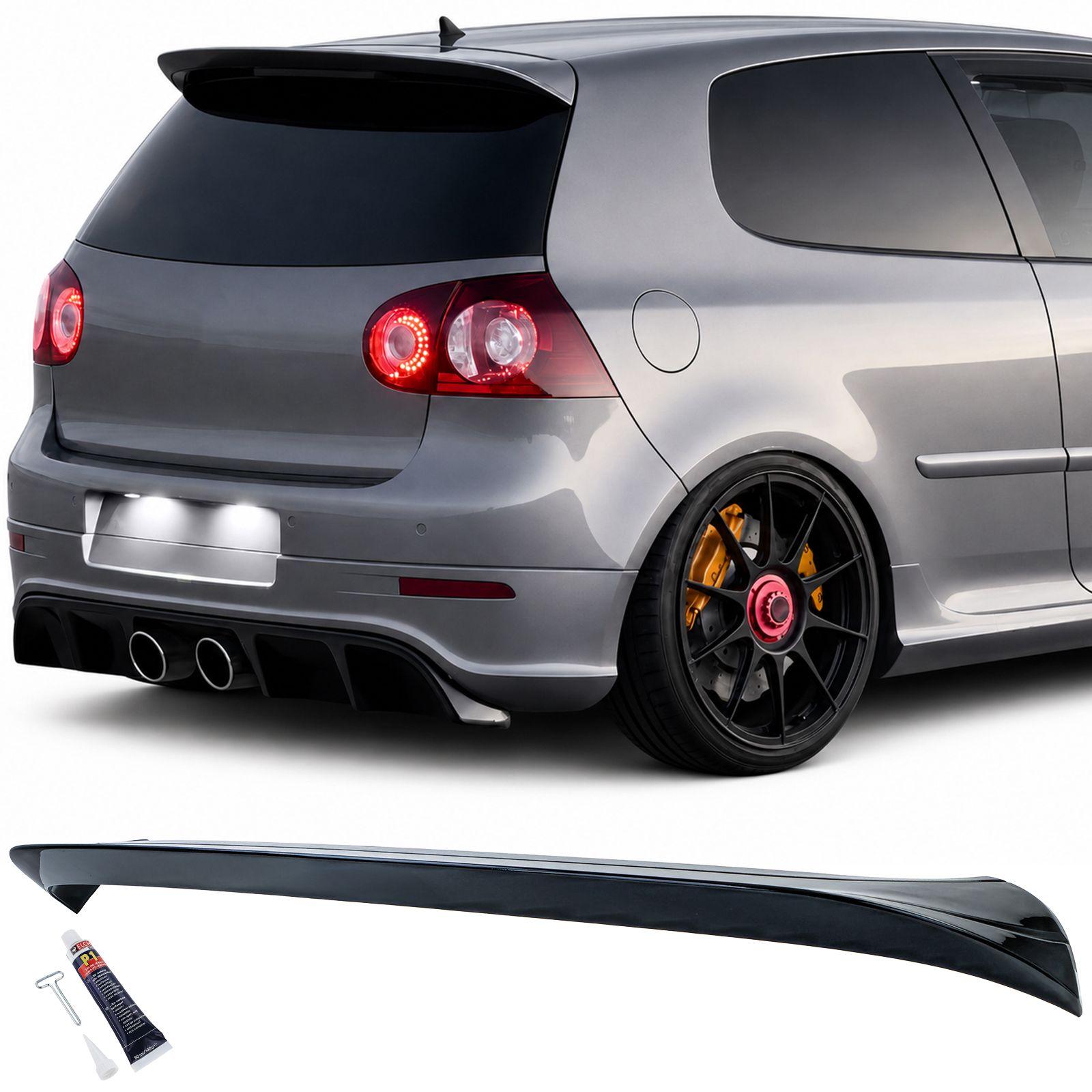 Becquet de toit Performance noir brillant pour VW Golf 5 03-08