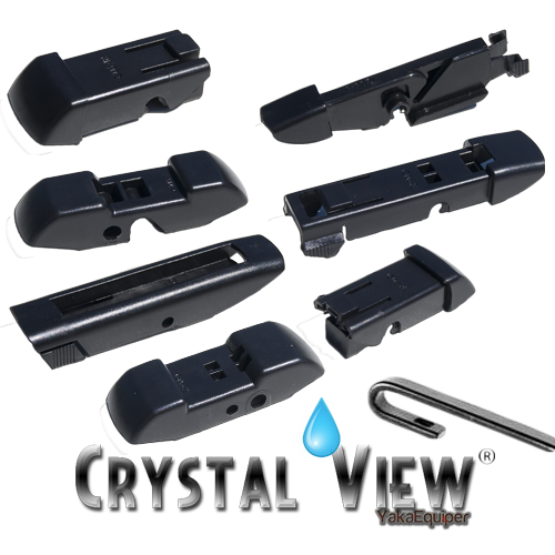 Balai essuie glace universel Crystal View 33CM - 13 