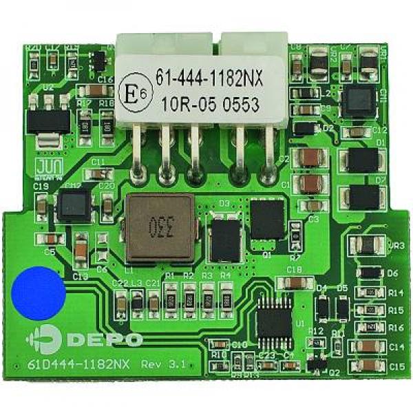 placa eletrônica para faróis DEPO V2 LED 11-15 - Preto