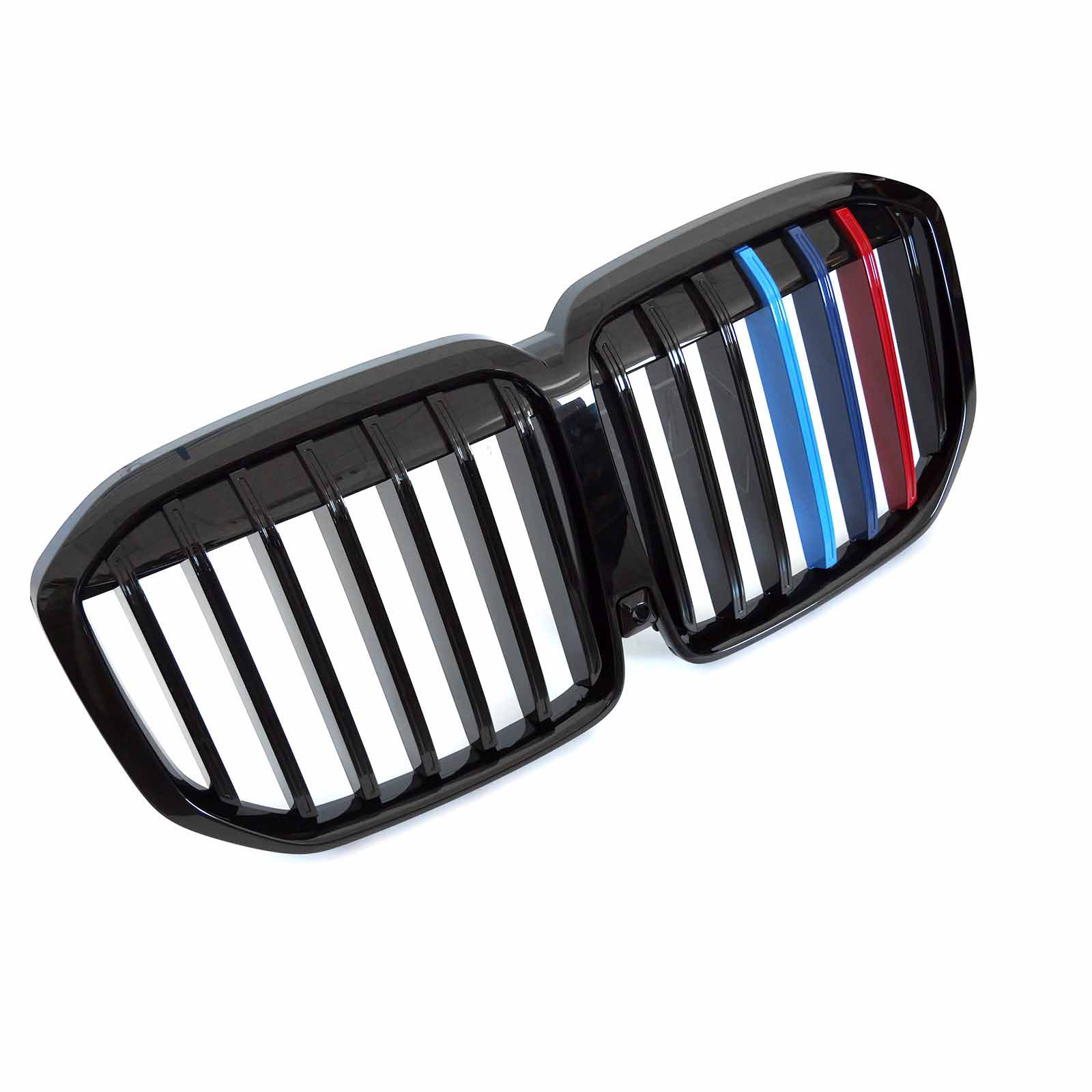Grille calandre BMW Serie X7 G07 LCI 22-26 - look Mperf couleurs - Noir Brillant