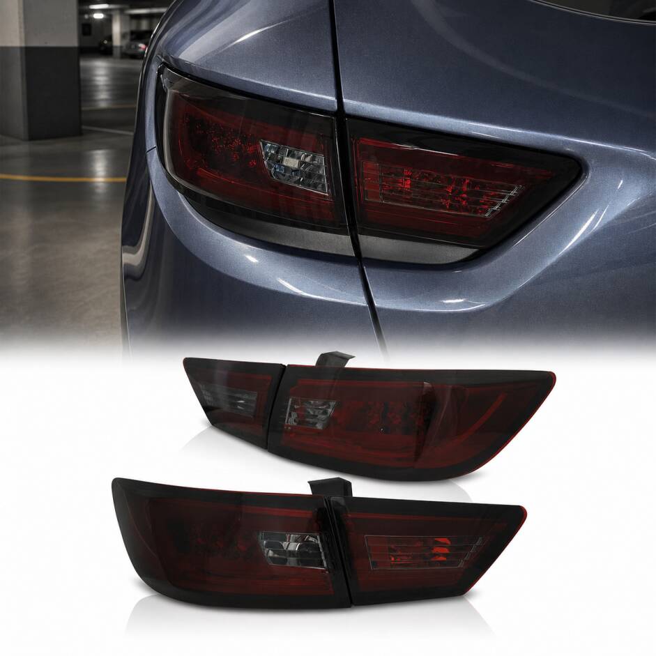 2 Feux Renault Clio 4 LED LTI - Rouge teinté