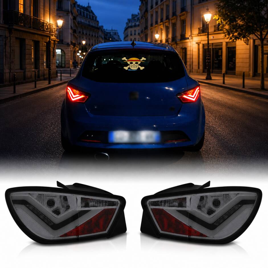 2 Feux SEAT Ibiza 6J 08-12 - LTI - Teinté