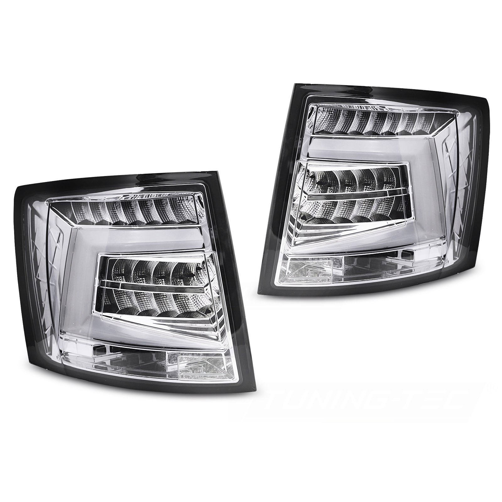 2 Feux arrière Skoda Octavia III Kombi 12-16 - LED Bar - Chrome