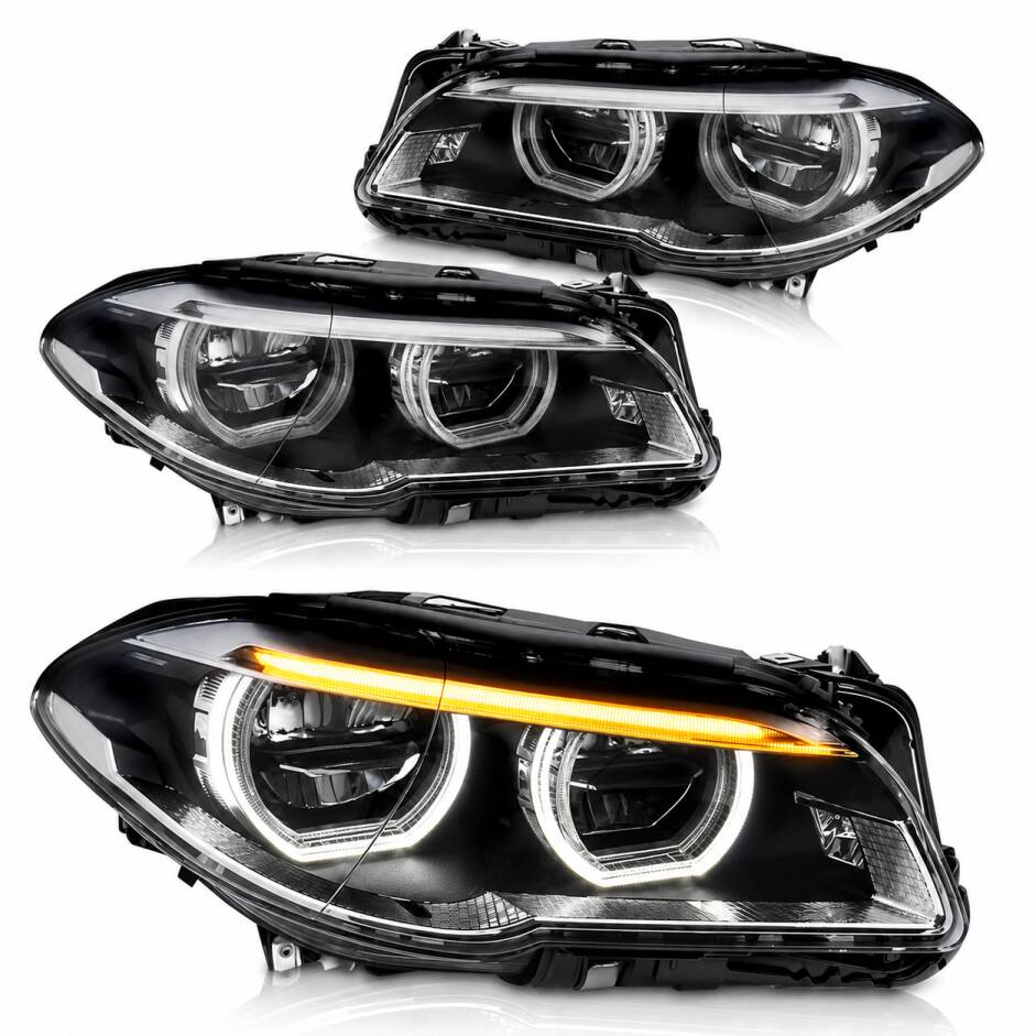 2 Phares avant BMW Série 5 F10 / F11 13-16 - Full LED DRL
