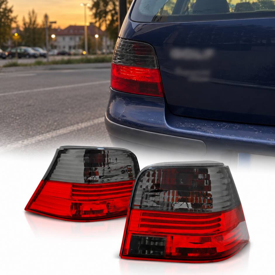 2 Feux arriere VW Golf 4 97-03 - Fumé