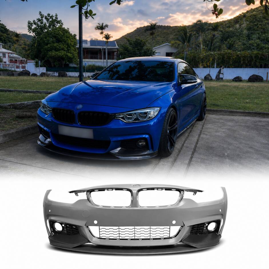 Pare choc avant BMW Serie 4 F32 F33 F36 look M-Perf - PDC
