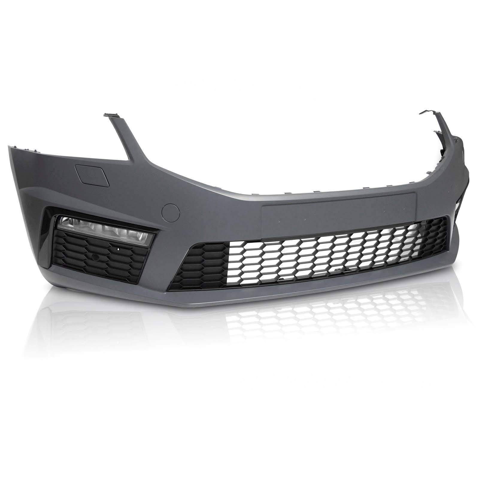 Pare choc avant look RS avec PDC et lave-phares pour Skoda Octavia III 16-20