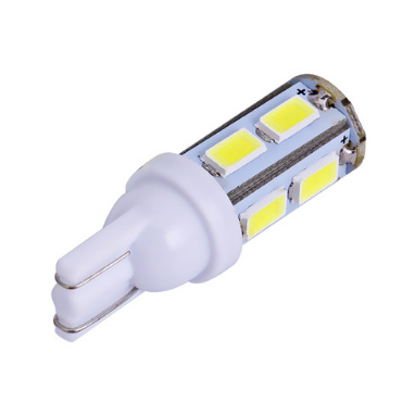 Ampoule T10 LED 3D9 - Culot W5W - Blanc Pur