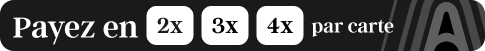Paiement 2x 3x 4x sans frais
