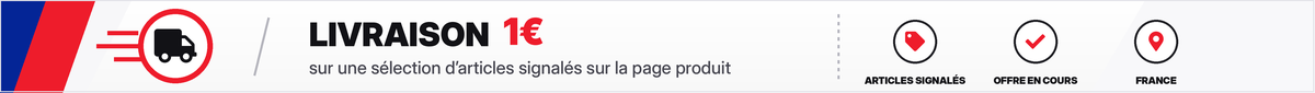 Livraison a 1€ !