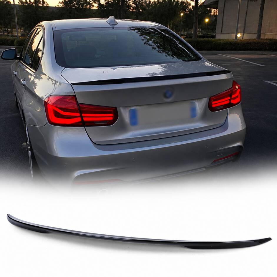 Becquet spoiler de coffre - BMW Serie 3 F30 11-18 - look mperf - brillant