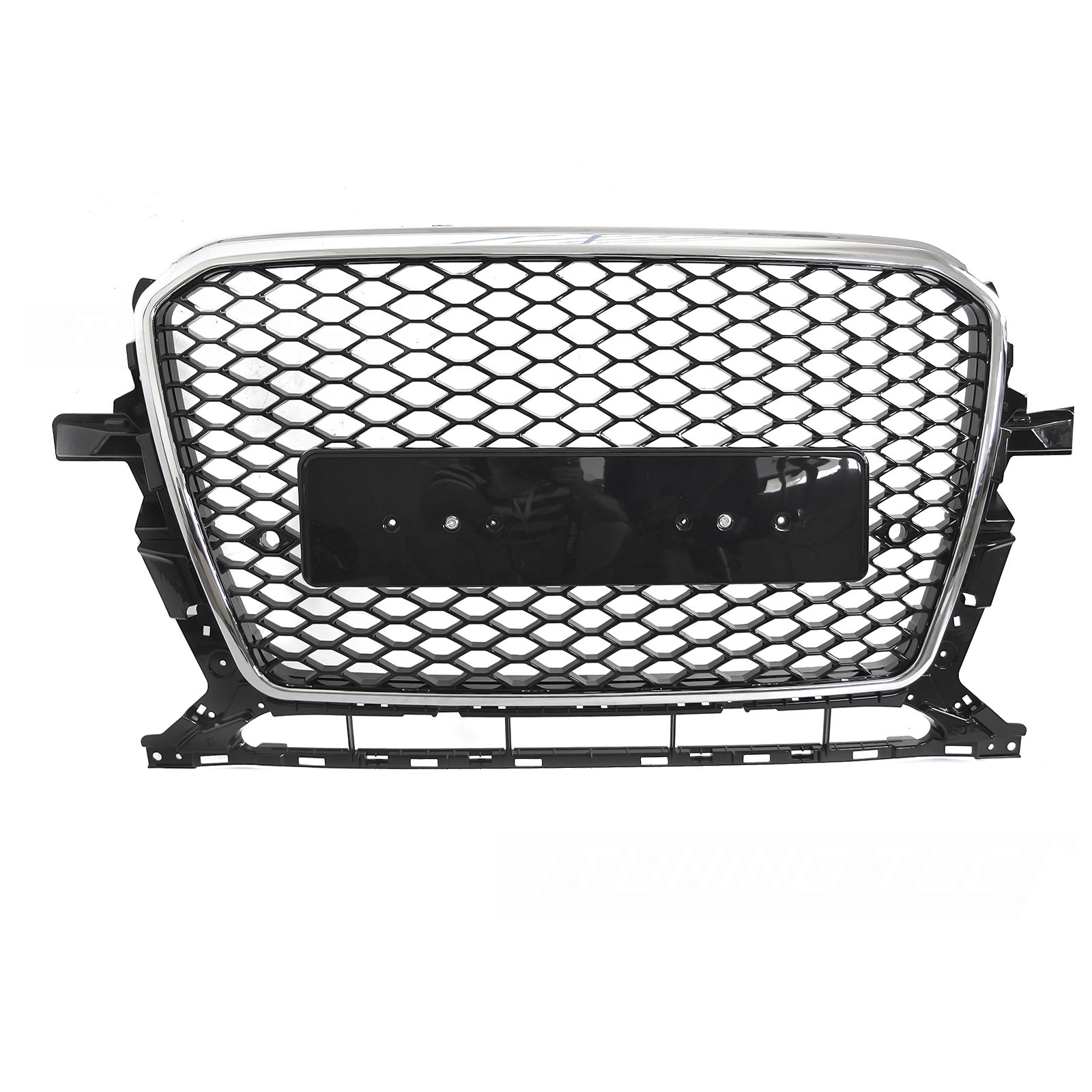 Calandre avant look RS noir brillant / chrome avec PDC pour Audi Q5 8R 12-16