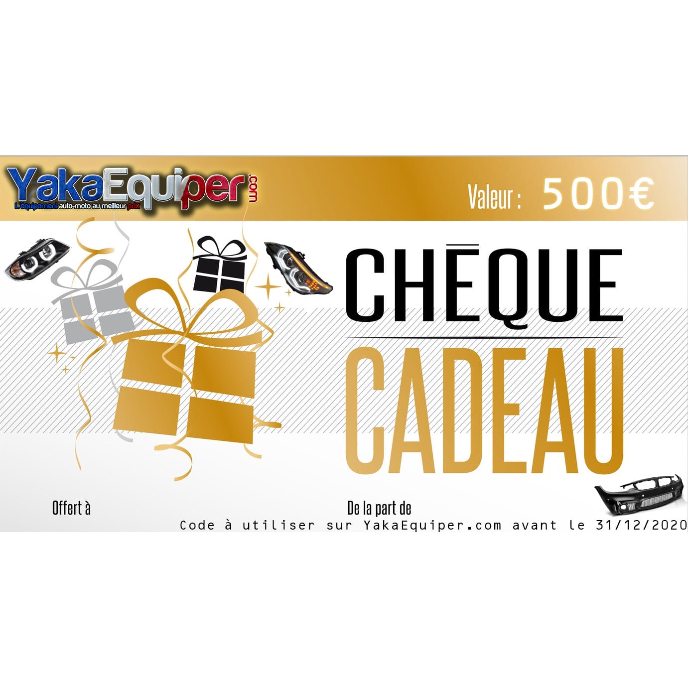 Cheque cadeau